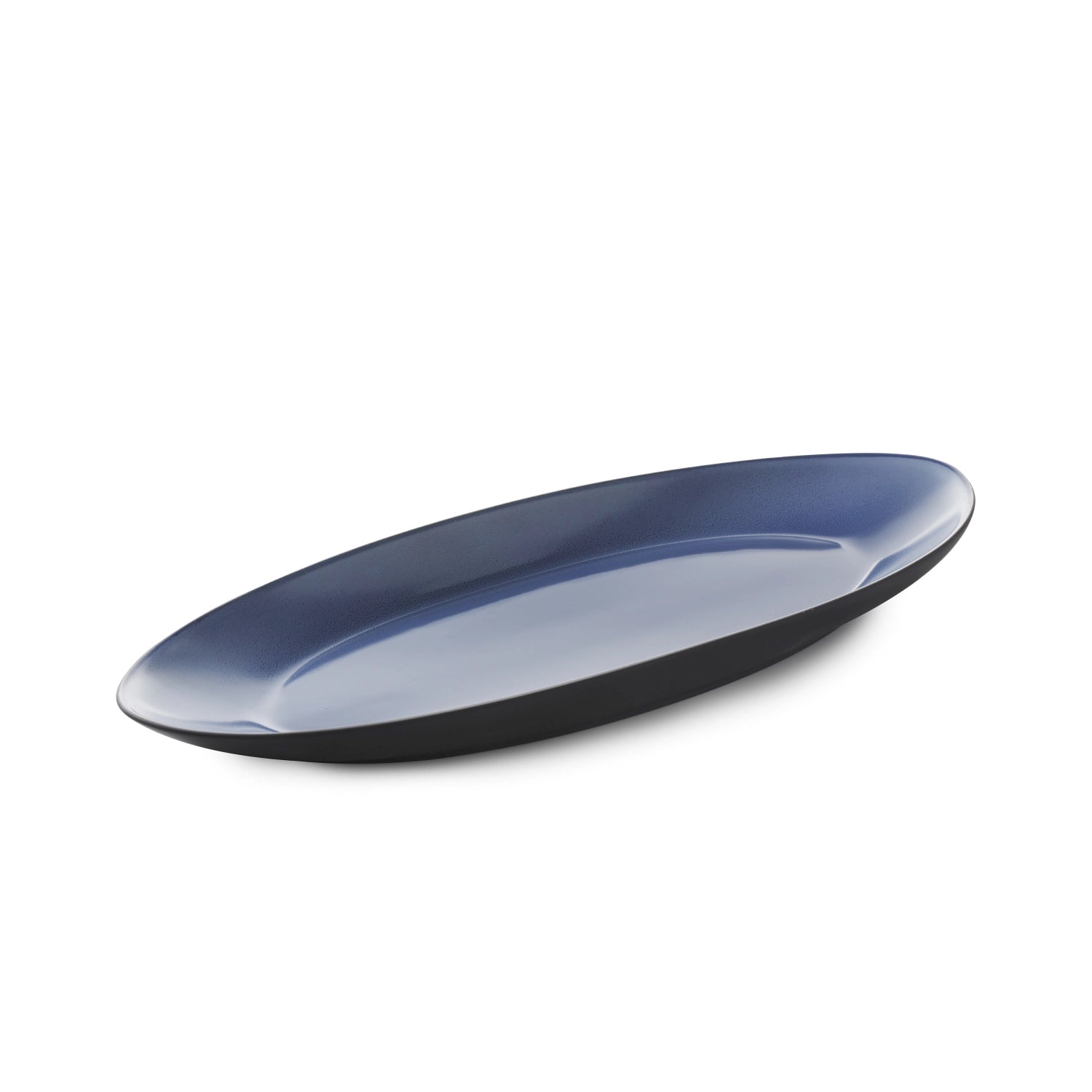 Equinoxe plate in this way L36cm b16cm cirrus blue