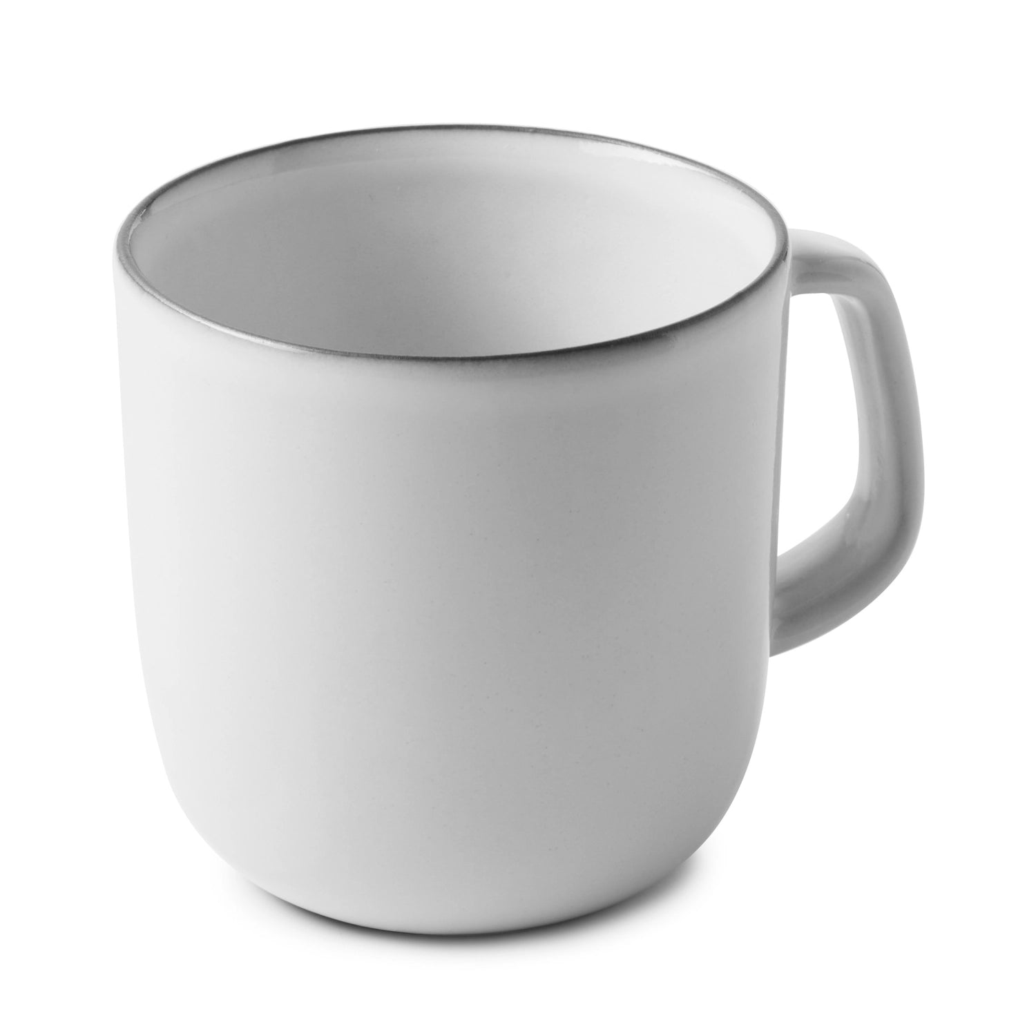 Equinoxe coffee mug D9cm H9.5cm 33cl white cumulus