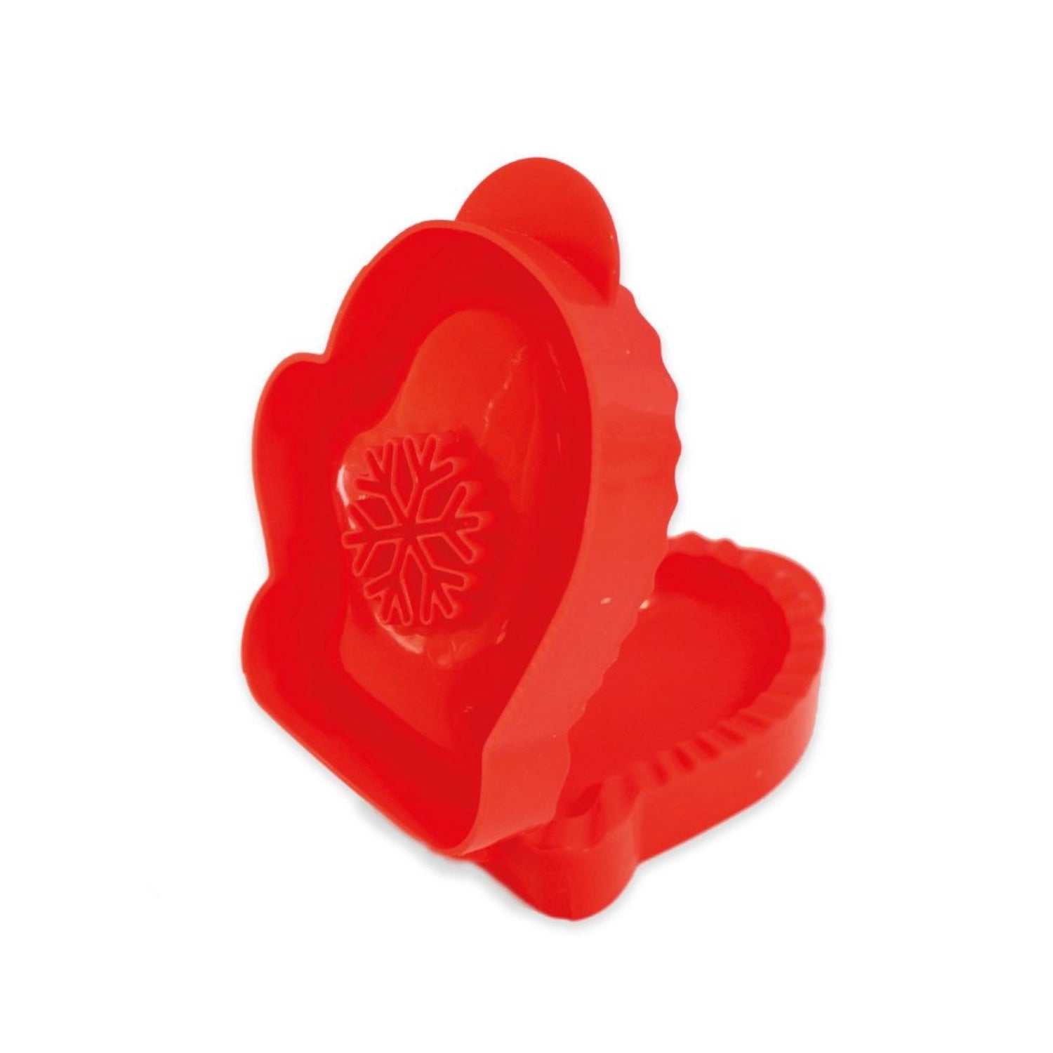 Pâte ancien gant de Noël avec flocon de neige