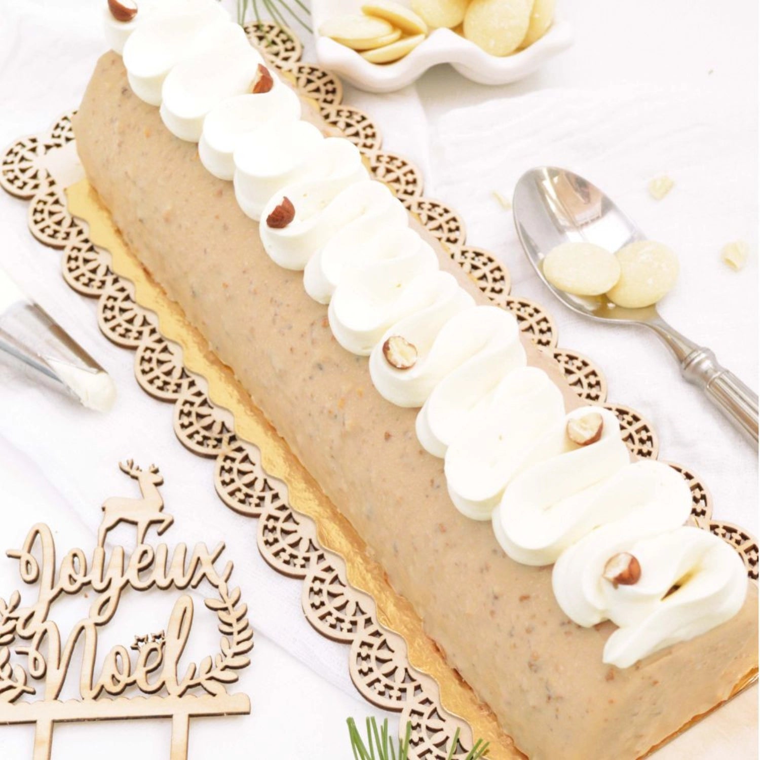 Zwei stilvolle Bûche Classique Backformen von Scrap Cooking, ideal für die Kreation von traditionellen Kuchen und festlichen Leckereien.