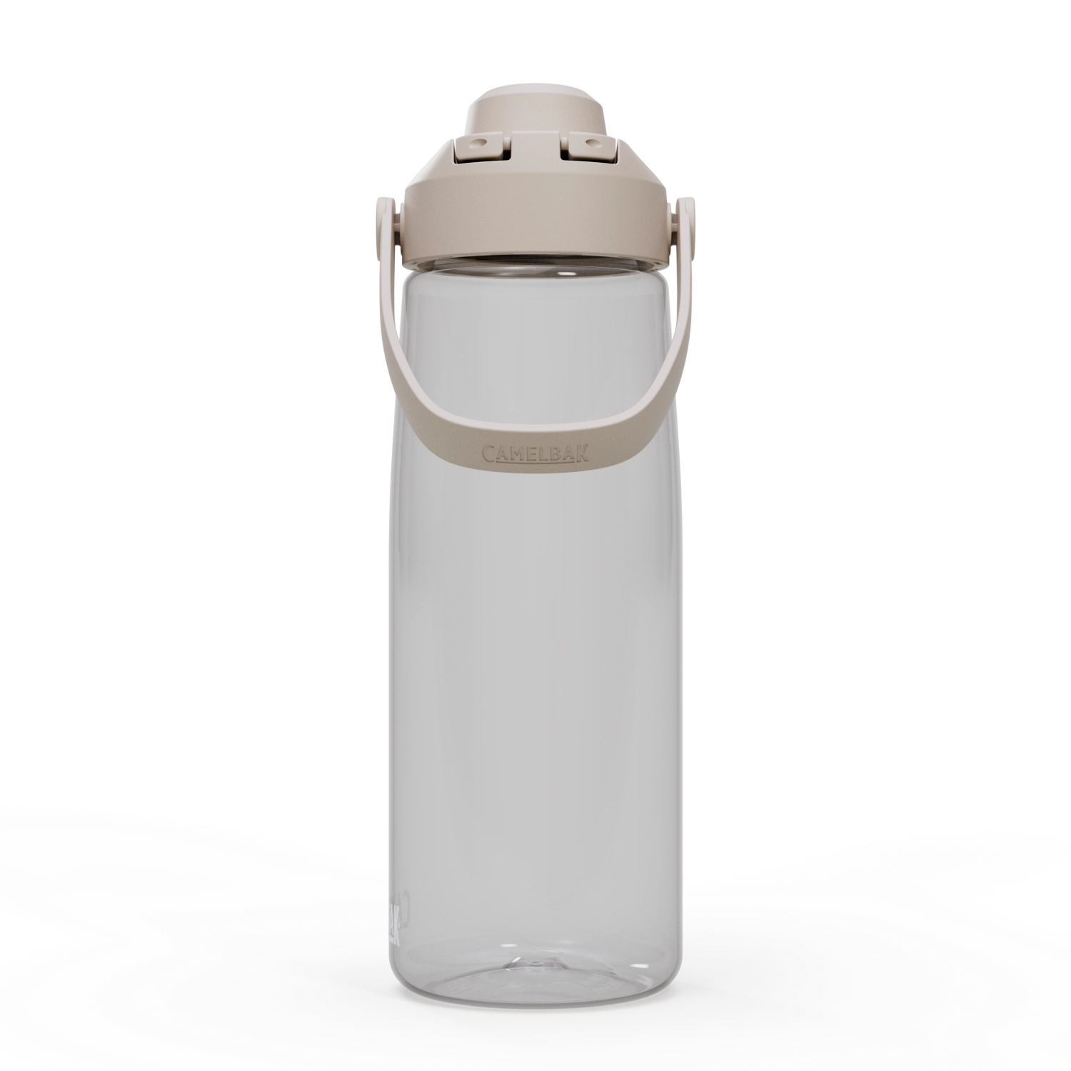 Camelbak Thrive Flip Straw 0.75l Trinkflasche in klarem Design, ideal für unterwegs und umweltfreundlich, mit praktischem Flip-Deckel.