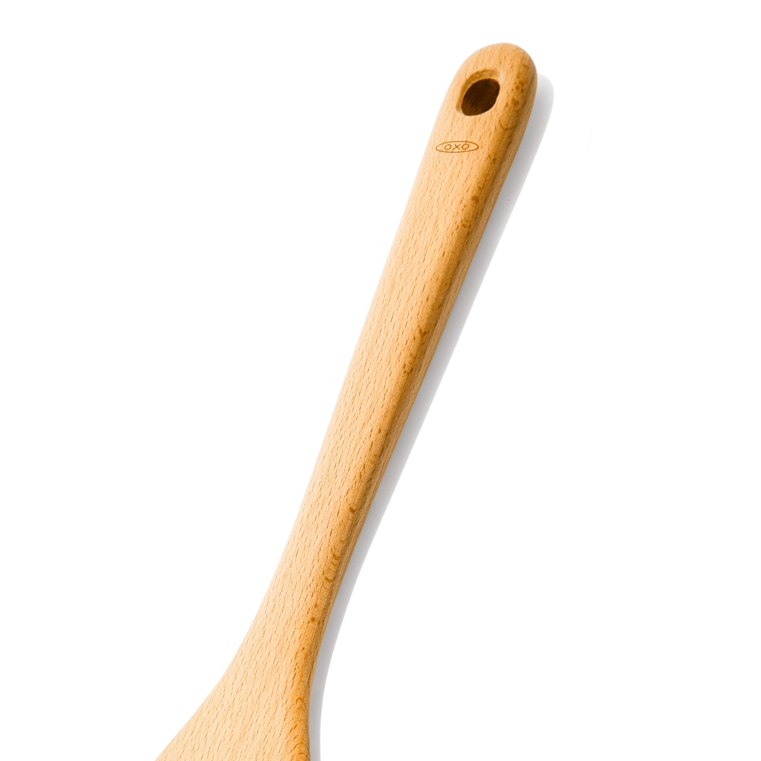 Eleganter Holz-Saucenlöffel von OXO, 12.8 cm, ideal zum Servieren und Portionieren von Saucen in der modernen Küche.