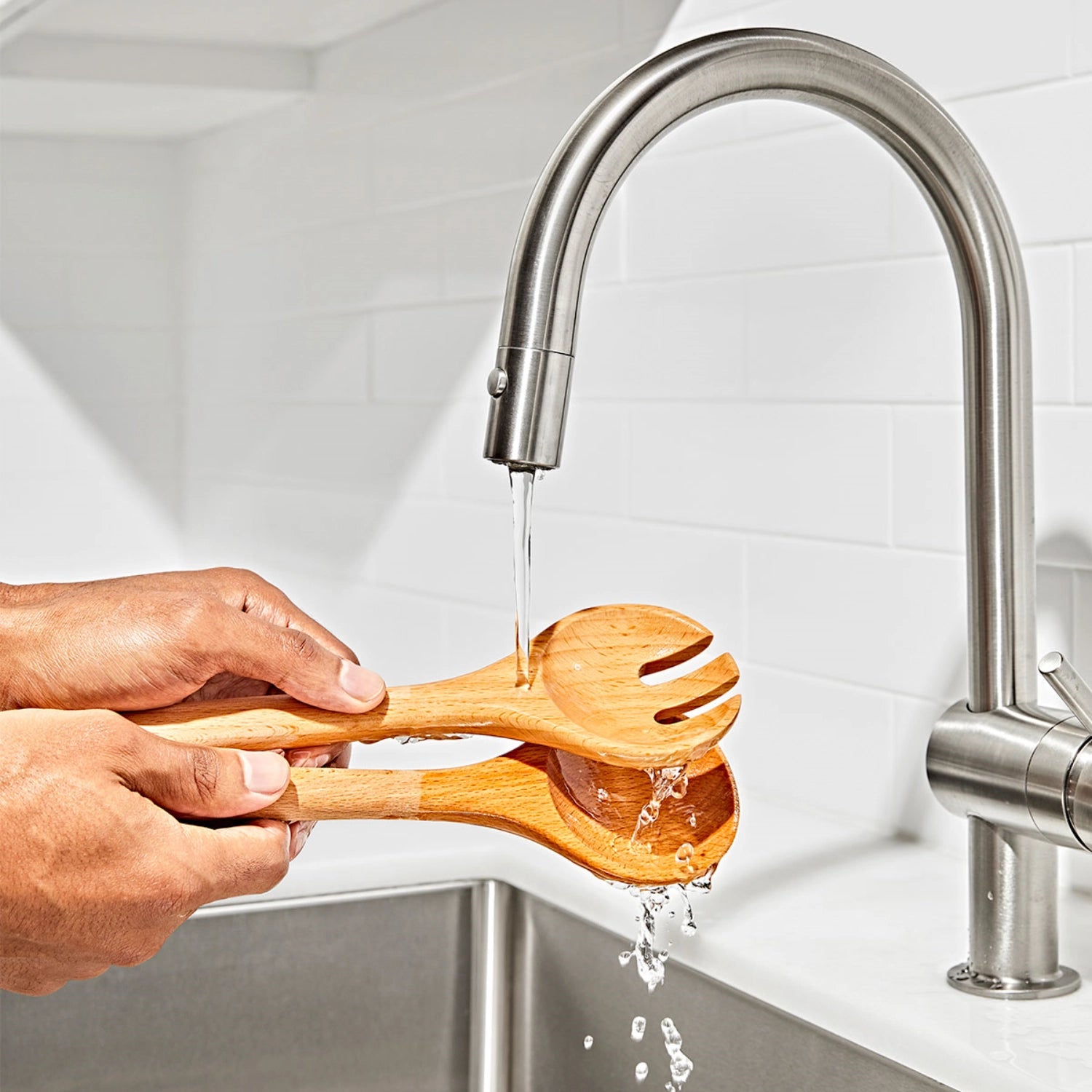 Good Grips Salatservier Set 2tlg. Holz 15.6cm