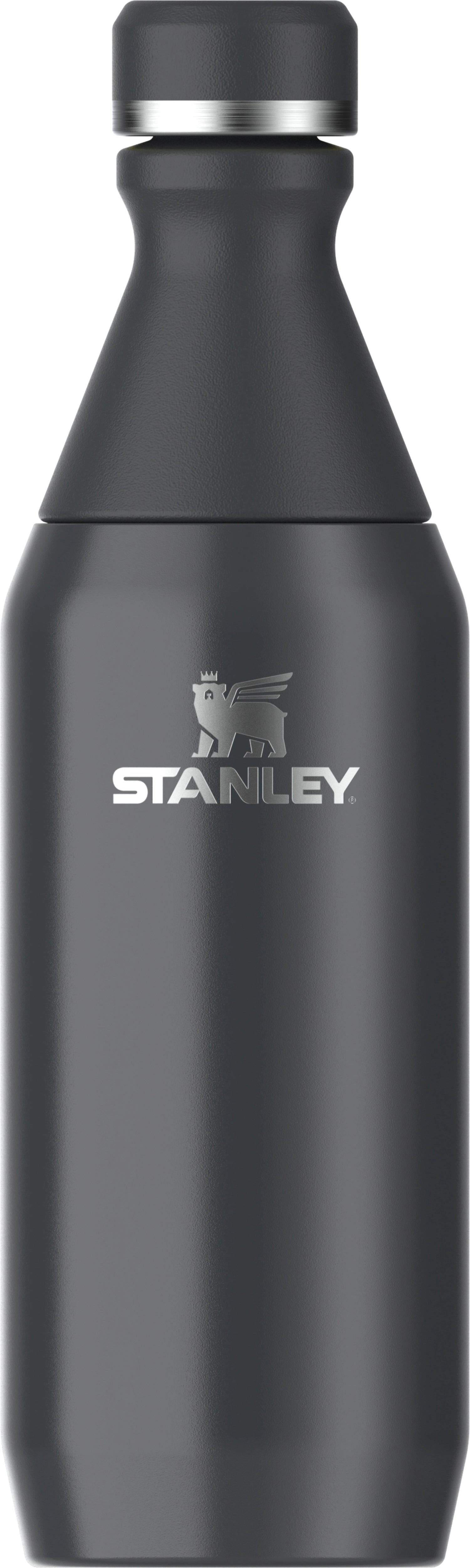 All Day Slim Flasche 0.35l black gloss in Schwarz präsentiert im Onlineshop von KAQTU Design AG. Trinkflaschen ist von Stanley