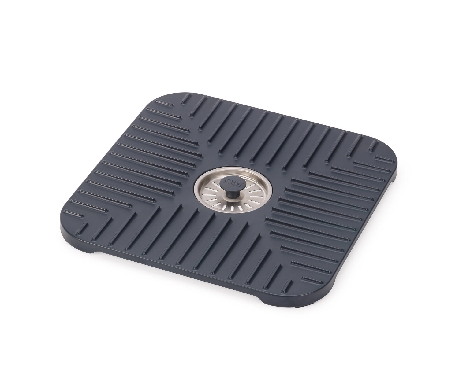 SinkShield Abtropfmatte mit Abfluss S 30x30cm ABS