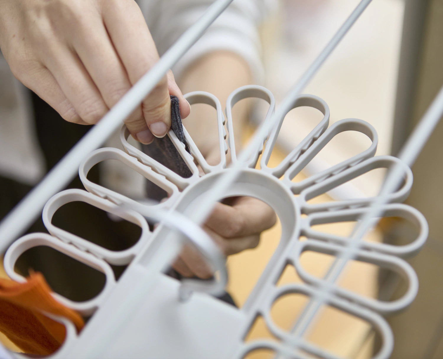 Petal Kleiderbügel für Kleinteile in Blütenform für 22 Stück