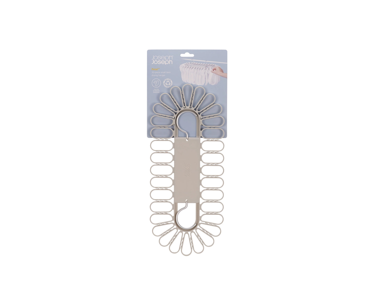 Petal clothes bars for small parts in flower shape for 32 pieces