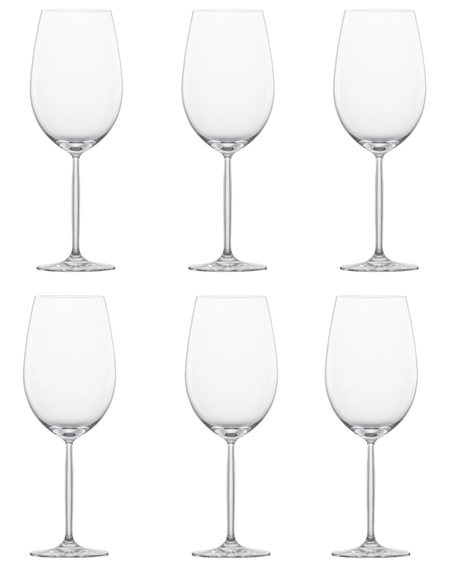 Hochwertiges 6er Set Diva/Muse Bordeauxkelche (768ml) von Zwiesel, perfekt für Rotweinliebhaber und exquisite Dinner-Events.