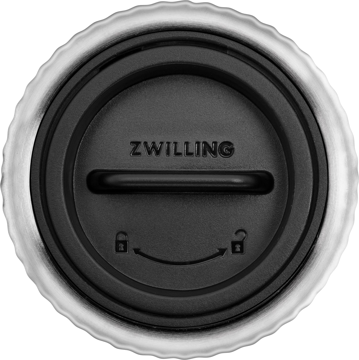 Elegante 19 cm Gewürzmühle in zeitgemäßem Grau von Zwilling, perfekt für das Mahlen von Gewürzen und Kräutern in der Küche.