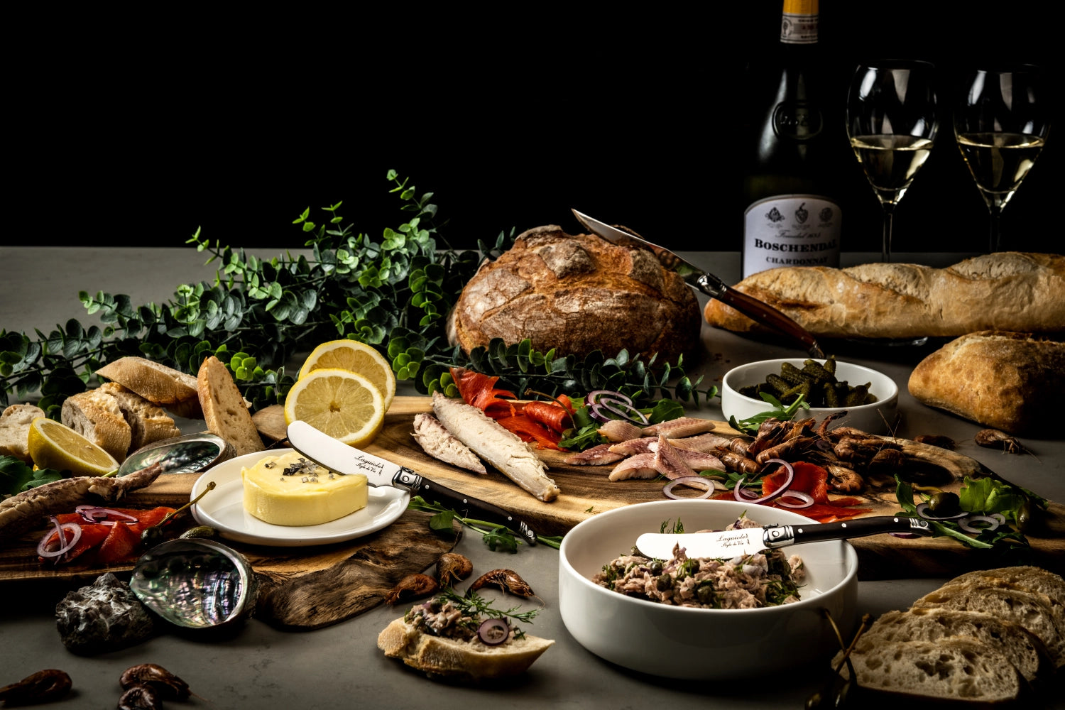 Laguiole Premium Line Buttermesser dark wood