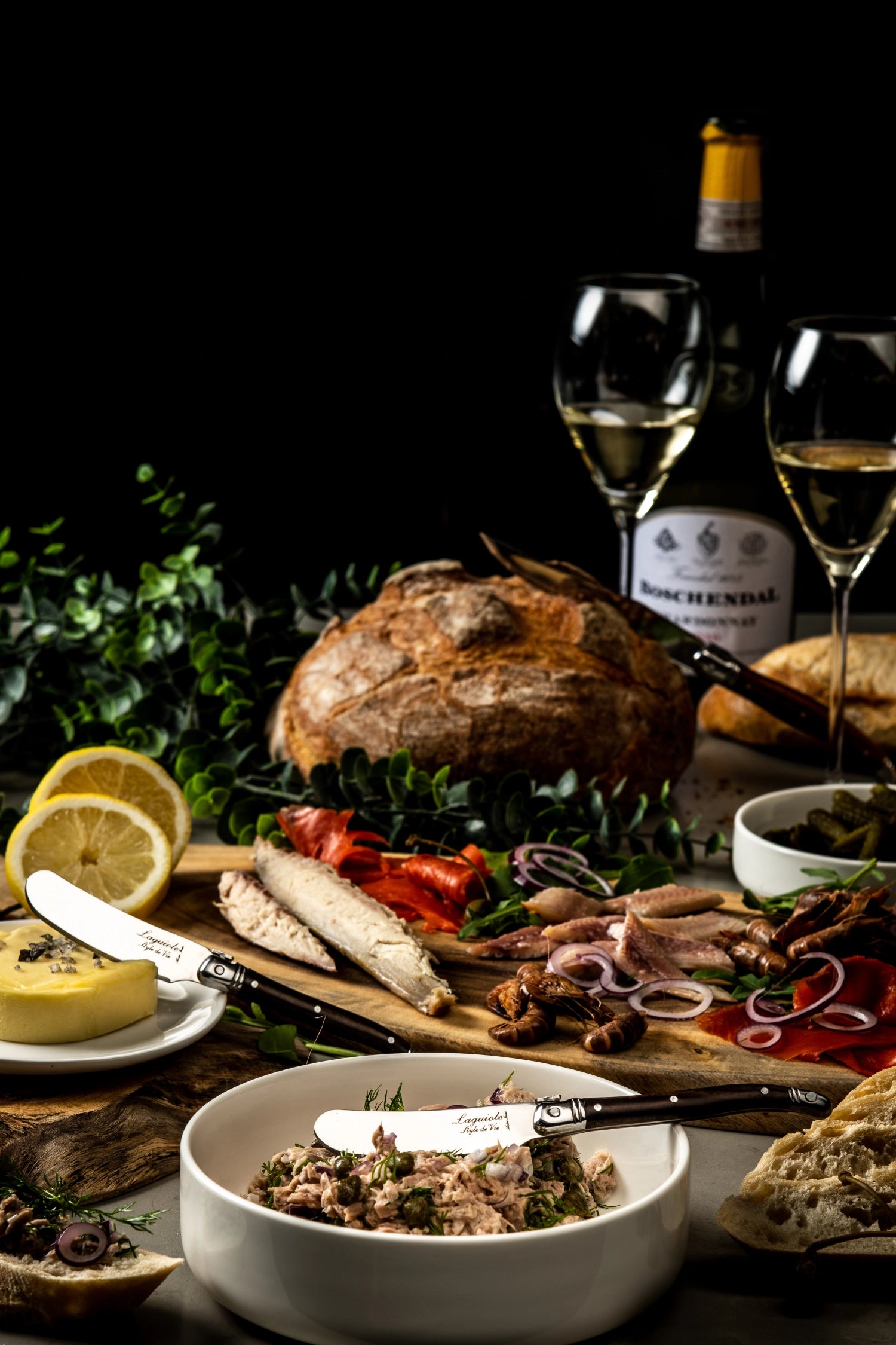 Laguiole Premium Line Buttermesser dark wood