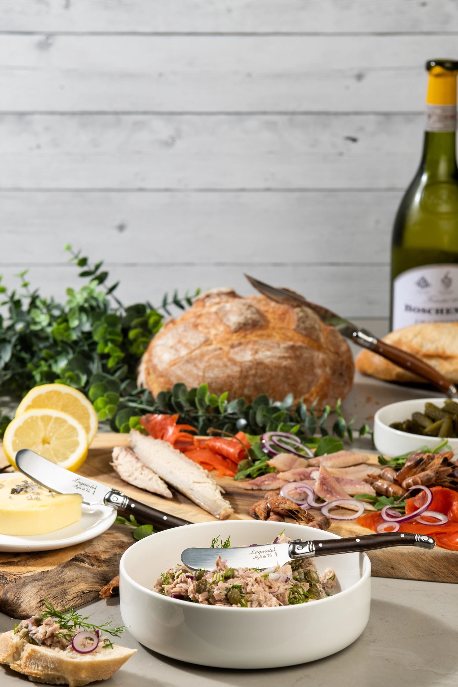 Laguiole Premium Line Buttermesser dark wood