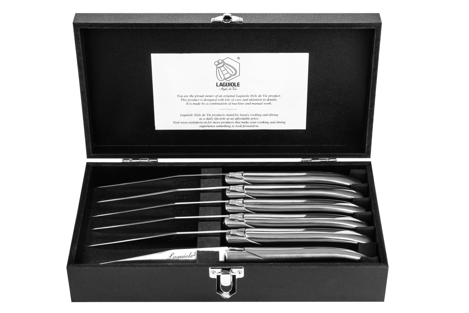 Laguiole Luxury Line Steakmesser rostfreier Stahl