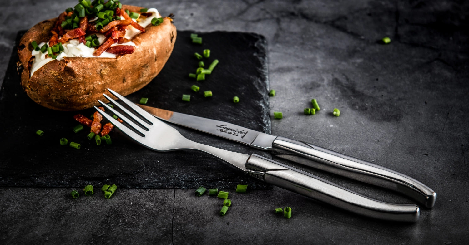 Laguiole Luxury Line Steakmesser rostfreier Stahl