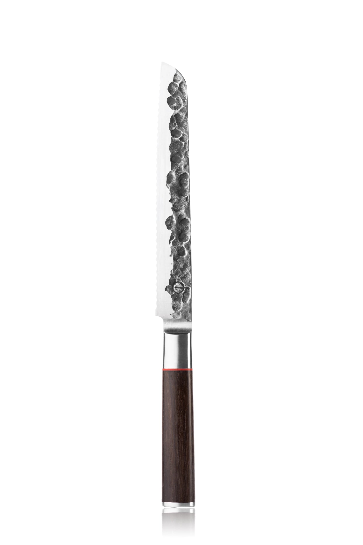 Elegantes Sebra Brotmesser in leuchtendem Gelb, 20 cm, ideal für präzise Schnitte von frischem Brot und Brötchen. Hochwertige Verarbeitung von Forged.