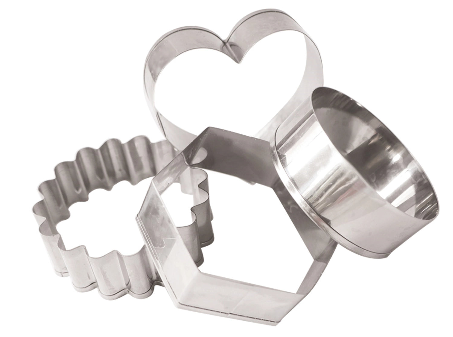 4 -Set Cutter en acier inoxydable