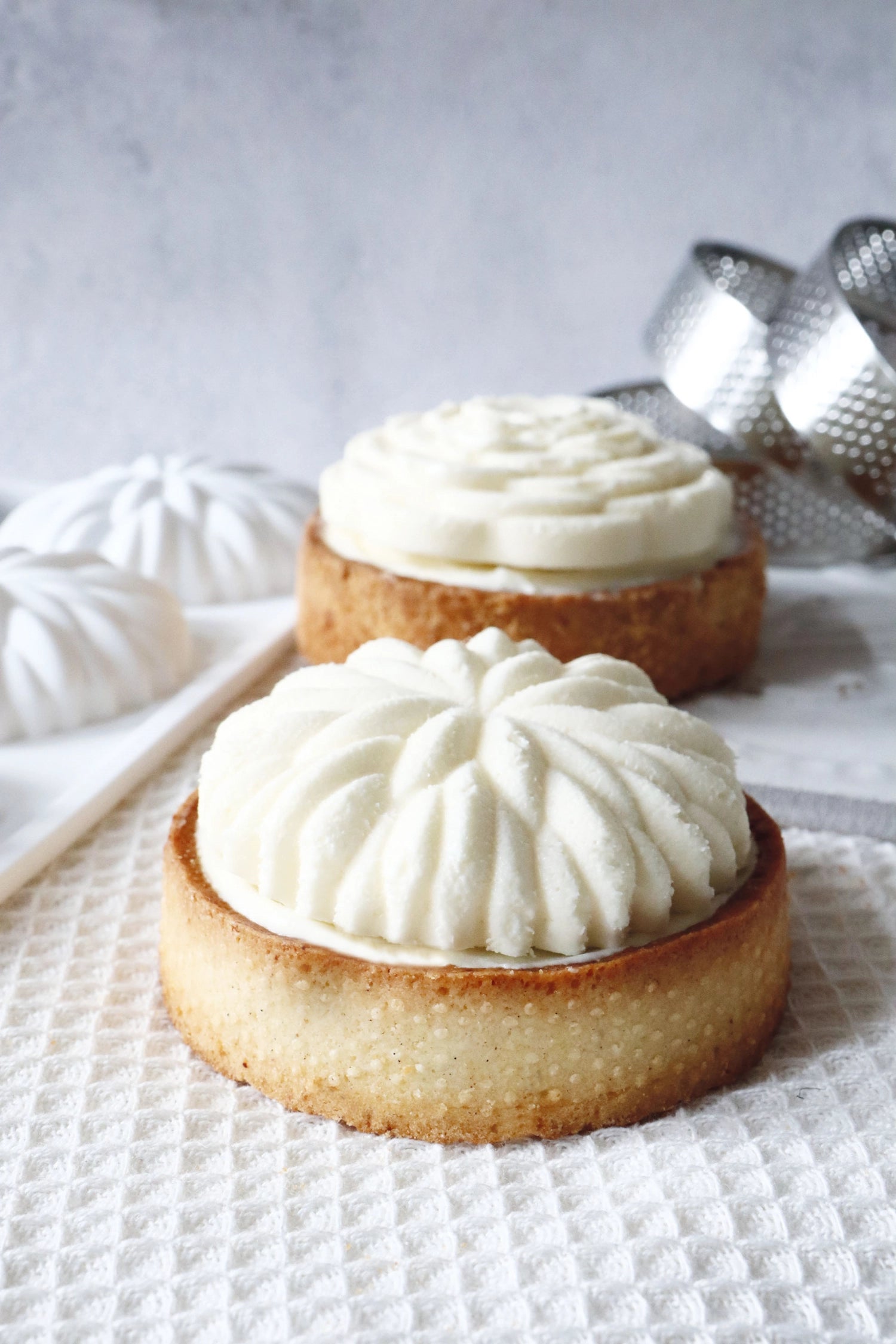 4 Set Silicone Baking Pan pour Saint-Honoré Klein D7cm