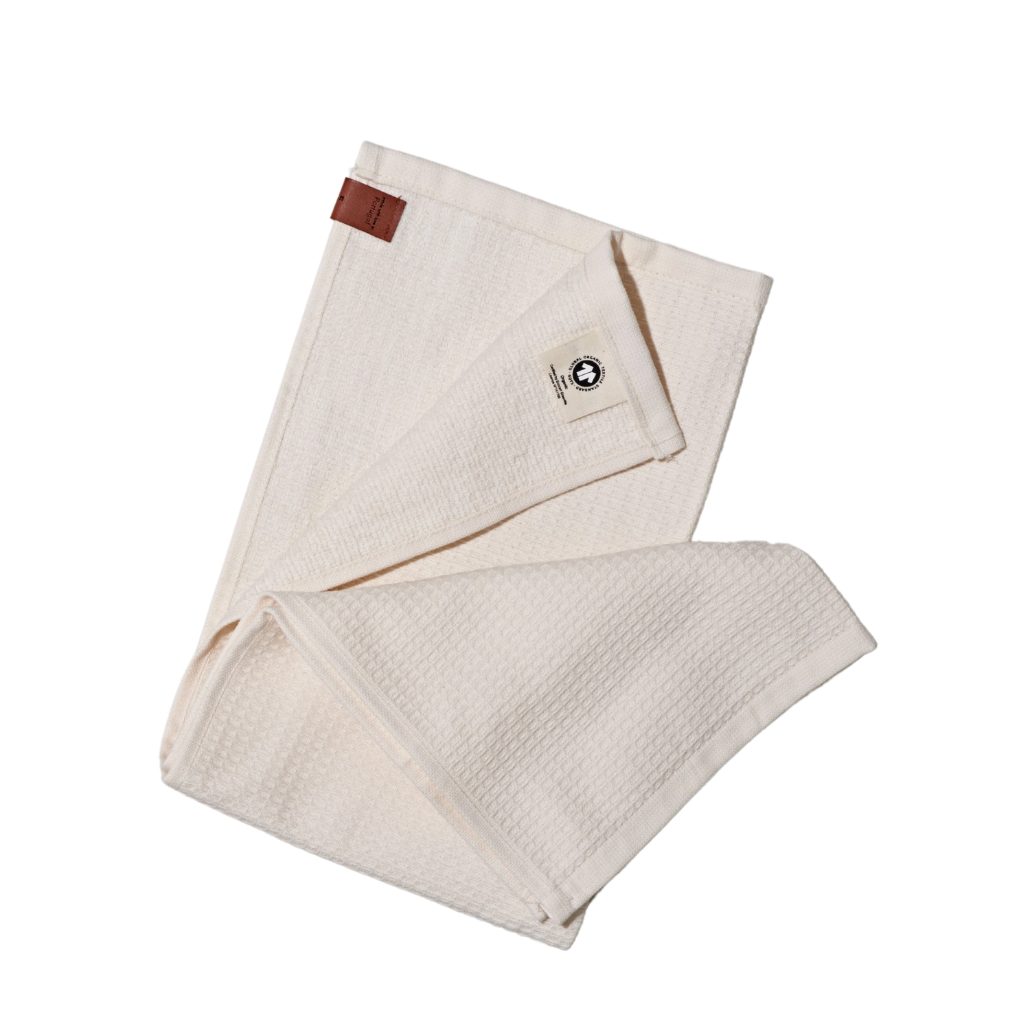 Elegantes Geschirrtuch in zartem Beige, 40x60 cm, perfekt für die Küche und verleiht Ihrem Raum einen Hauch skandinavischen Charmes.