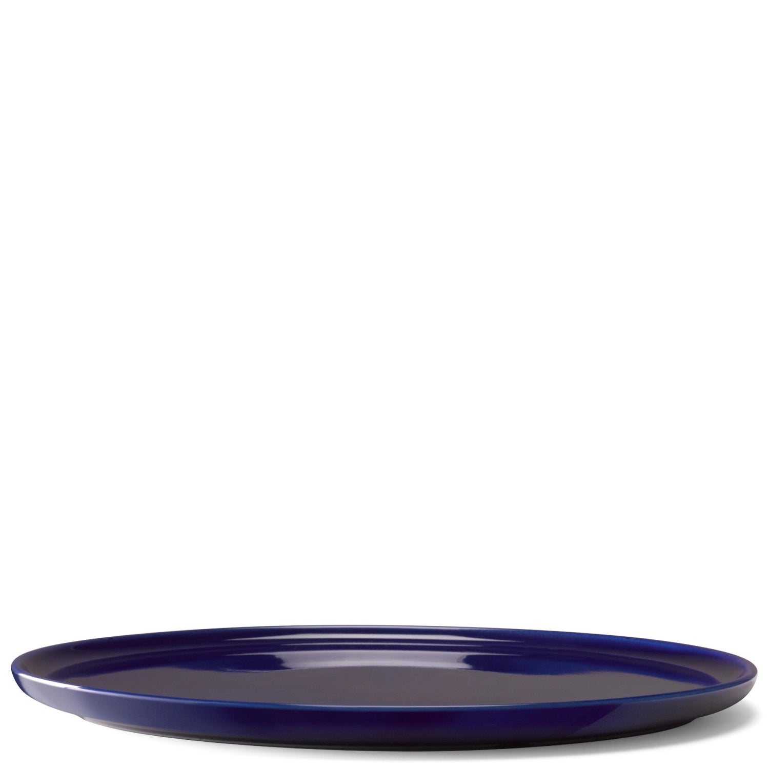 Elegantes 2er Set flacher Teller in strahlendem Cobalt-Blau, 26 cm Durchmesser, perfekt für stilvolle Tischdekoration und besondere Anlässe.