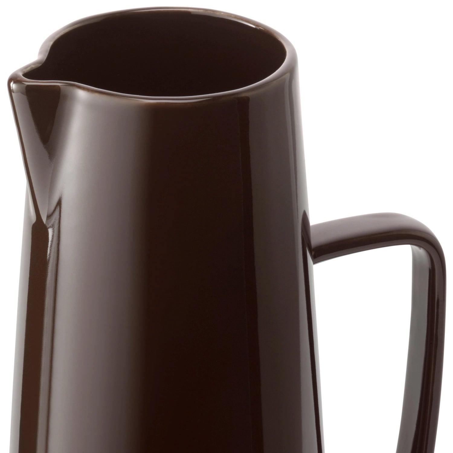Eleganter Wasserkrug in stilvollem Mocha-Farbton, 1,4 l, aus hochwertigem Glas, ideal für festliche Tischdekoration und erfrischende Getränke.