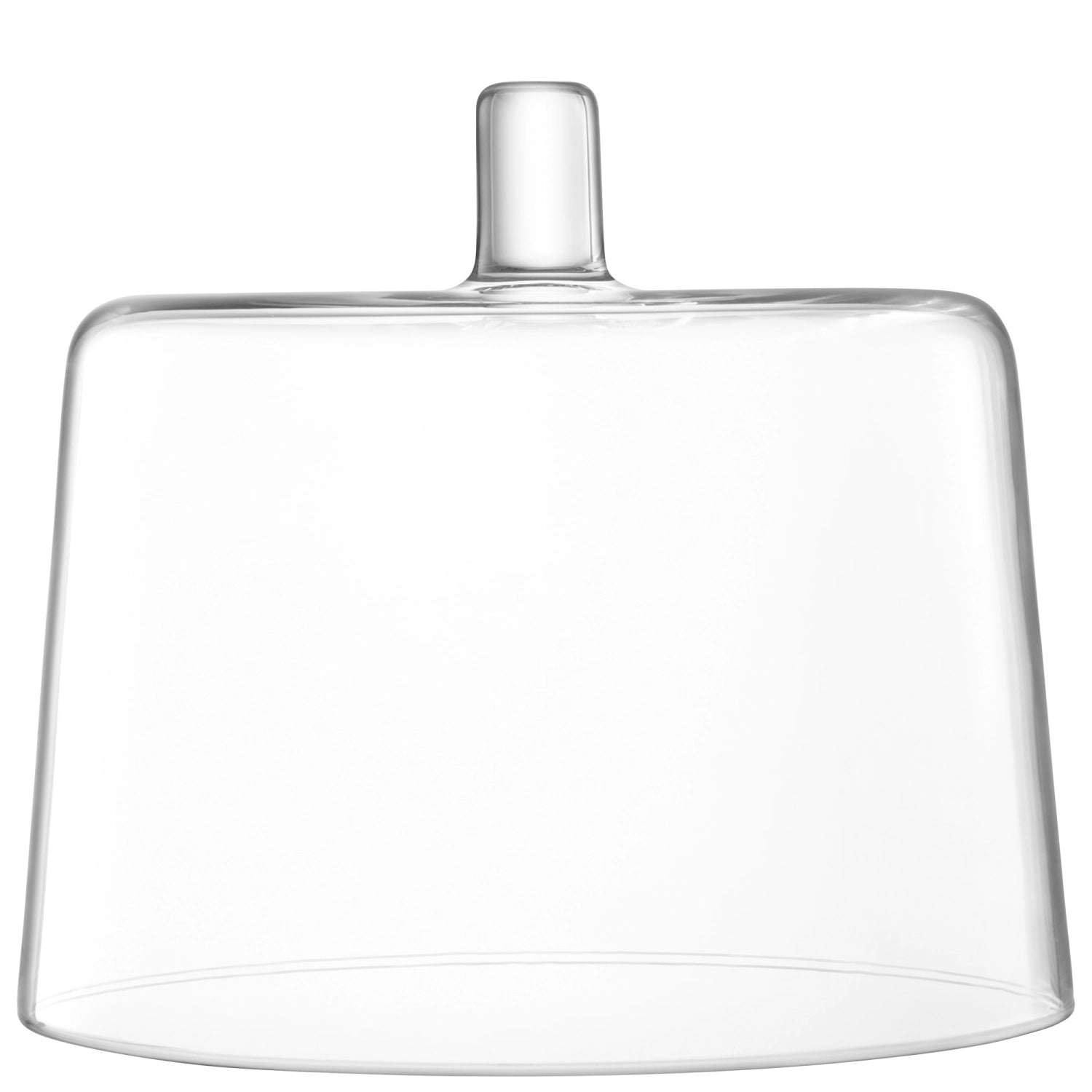Collective bell D24cm H21cm transparent glass