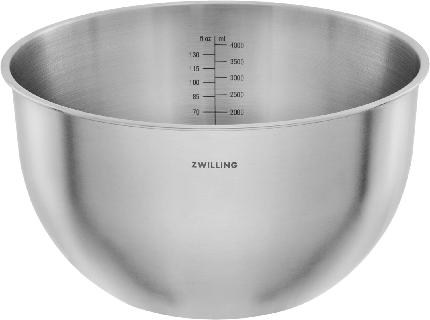 Hochwertige Vakuumschüssel aus Edelstahl von Zwilling, ideal für die langanhaltende Frische und Aufbewahrung von Speisen.