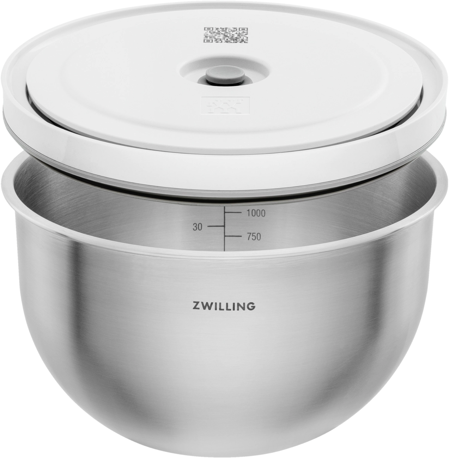 9-teiliges Vakuum-Set aus Edelstahl von Zwilling, ideal zur langfristigen Frischhaltung und Aufbewahrung von Lebensmitteln.