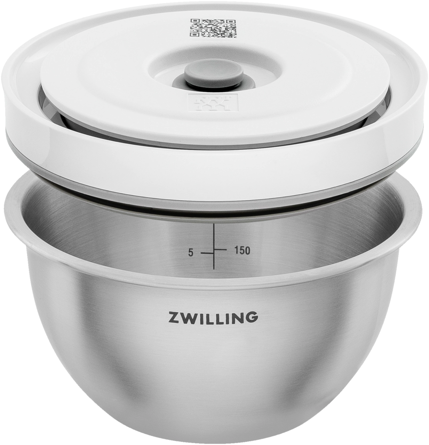 6tlg. Fresh & Save Bowls Vakuumschüssel Set, Edelstahl