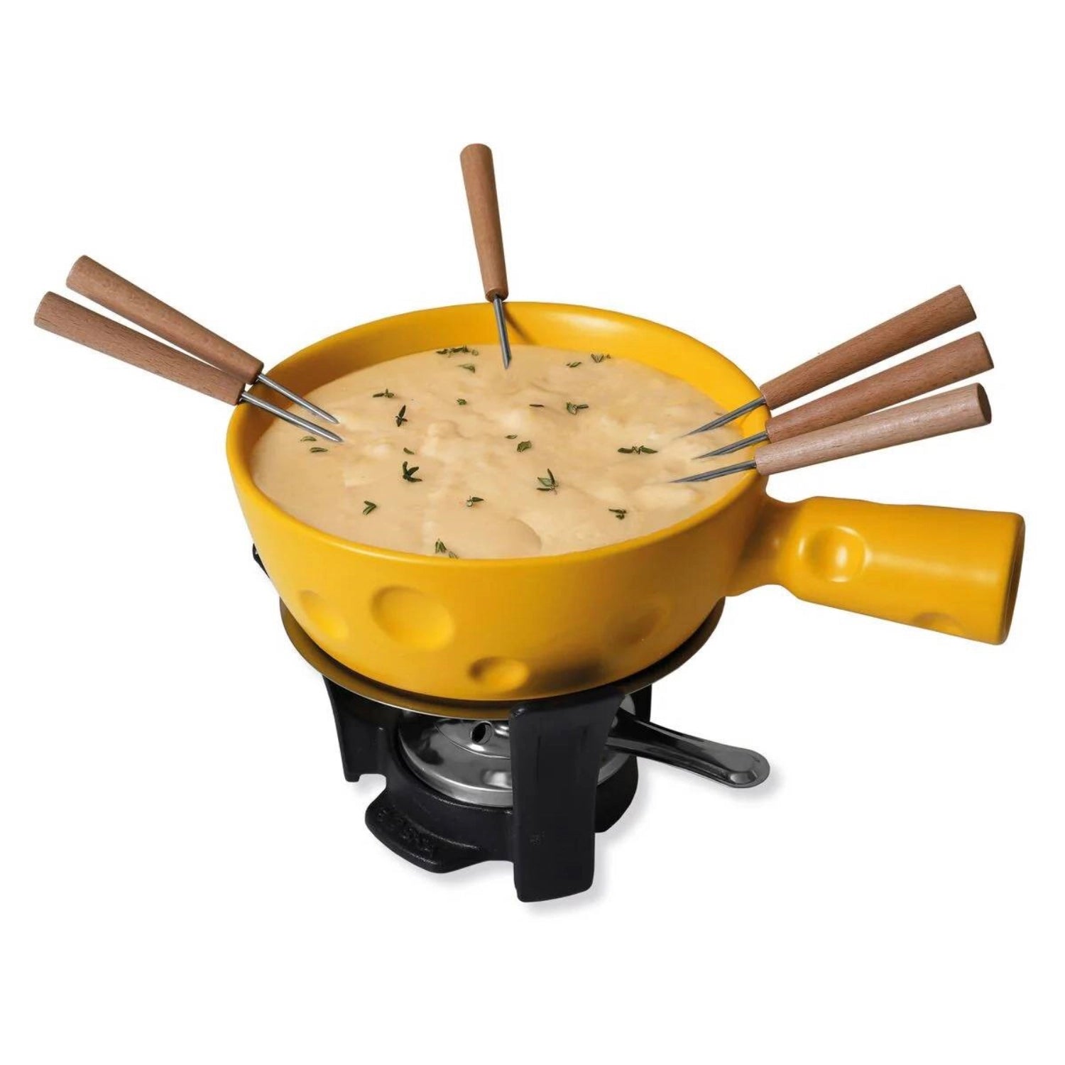 Elegantes Fondue-Set Super Cheesy 1.3lt von Boska, perfekt für gesellige Anlässe, bietet stilvolles Design und einfache Handhabung für unvergessliche Käsemomente.