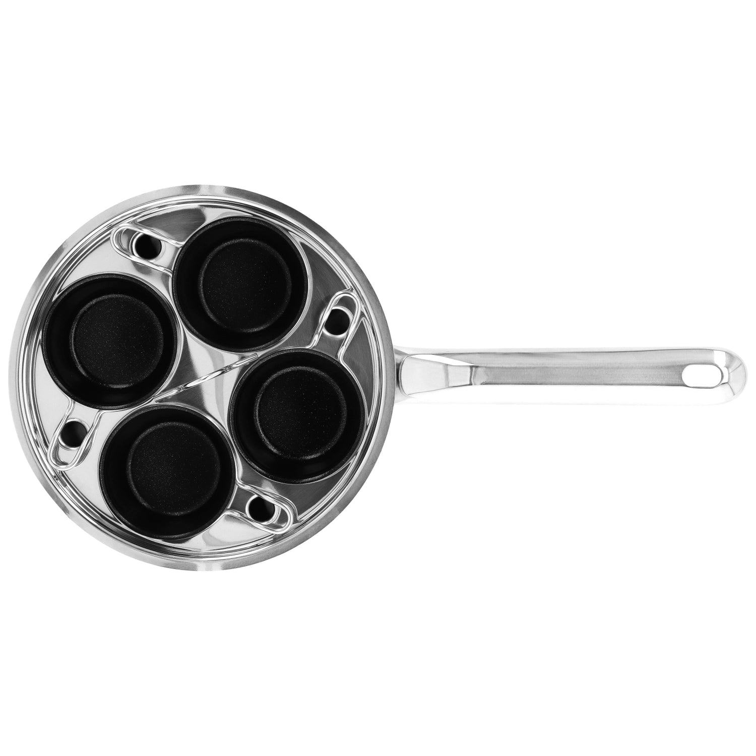 Elegante Demeyere Gourmetpfanne mit transparentem Glasdeckel, ideal für vielseitige Kochtechniken und ansprechende Präsentation.