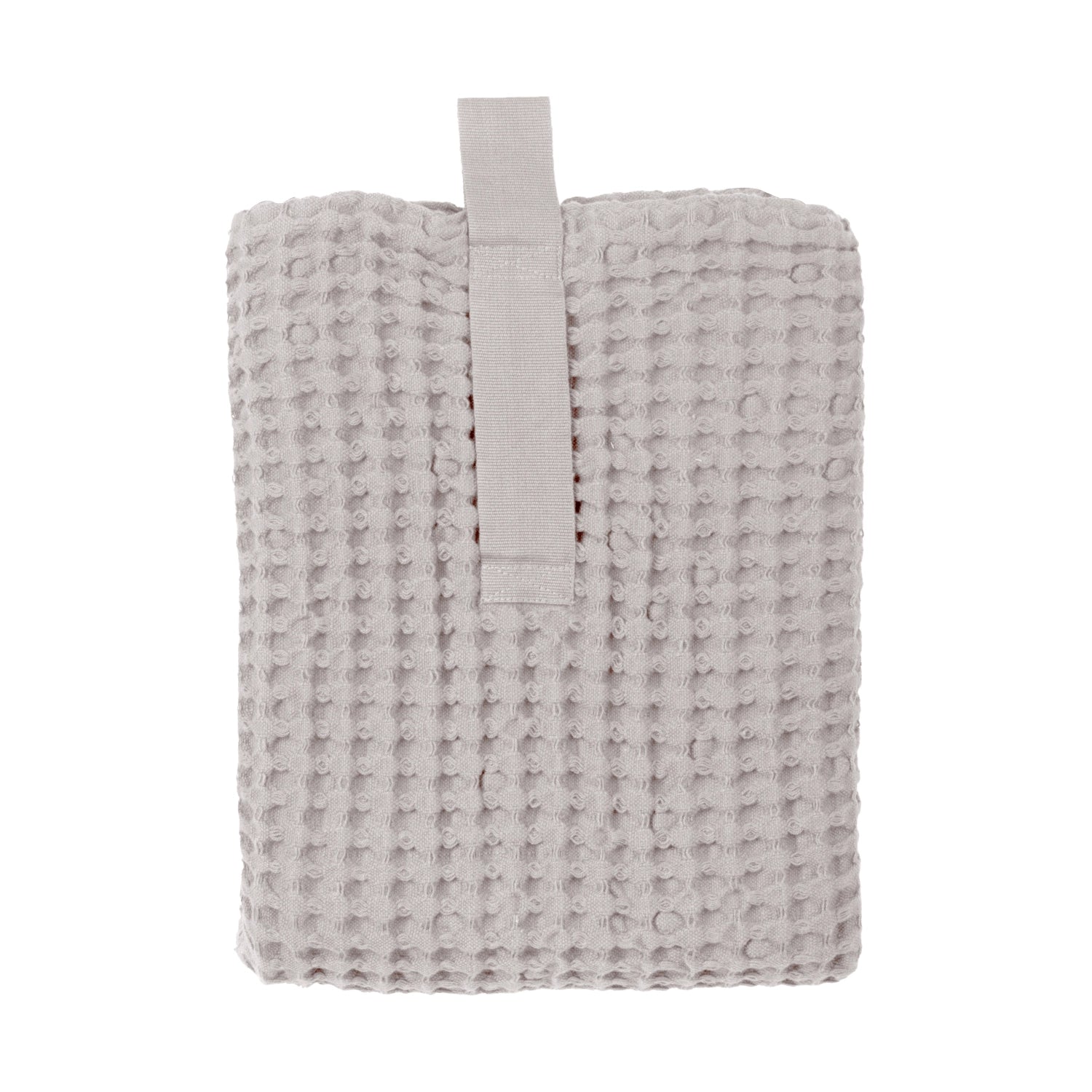 Elegante Big Waffle Badematte in sanftem Dusty Lavendel, 80x55 cm, aus 100% Biobaumwolle – ideal für ein nachhaltiges und stilvolles Badezimmer.