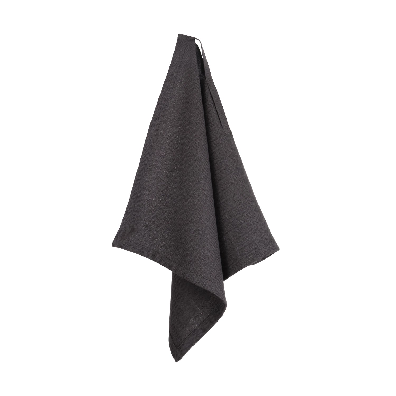 Dinner 4er Set Stoffserviette 35x40cm dark grey Biobaumwolle in Grau präsentiert im Onlineshop von KAQTU Design AG. Servietten ist von The Organic Company