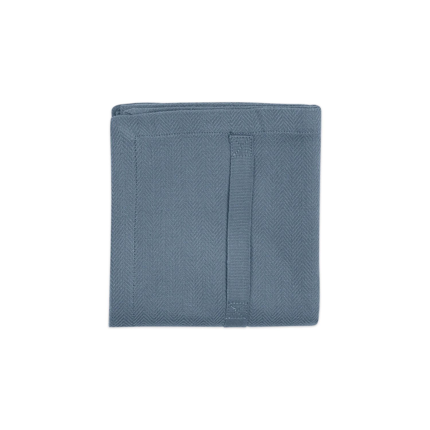 Elegantes Geschirrtuch in sanften Grau-Blau-Tönen, aus nachhaltiger Biobaumwolle, 53x86 cm – perfekt für umweltfreundliche Küchen.