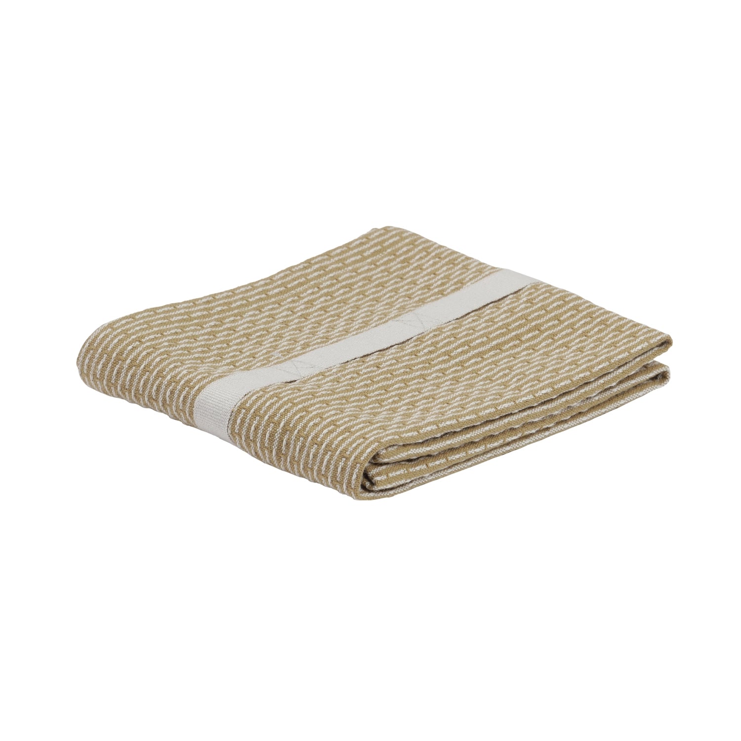 Geschirrtuch klein 35x60cm khaki stone Biobaumwolle