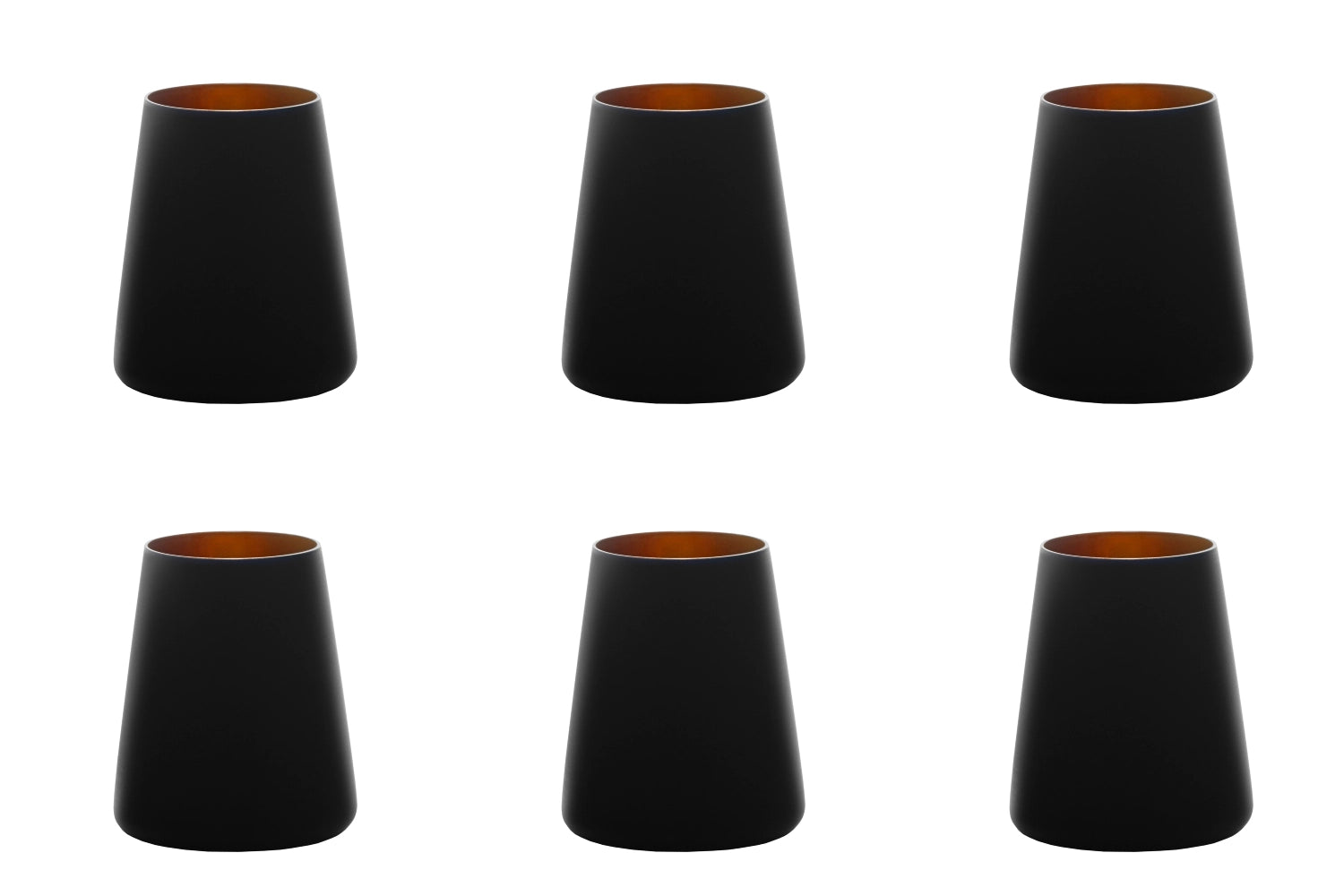 6 Éléments sets Power Becher 380 ml Black/Bronze