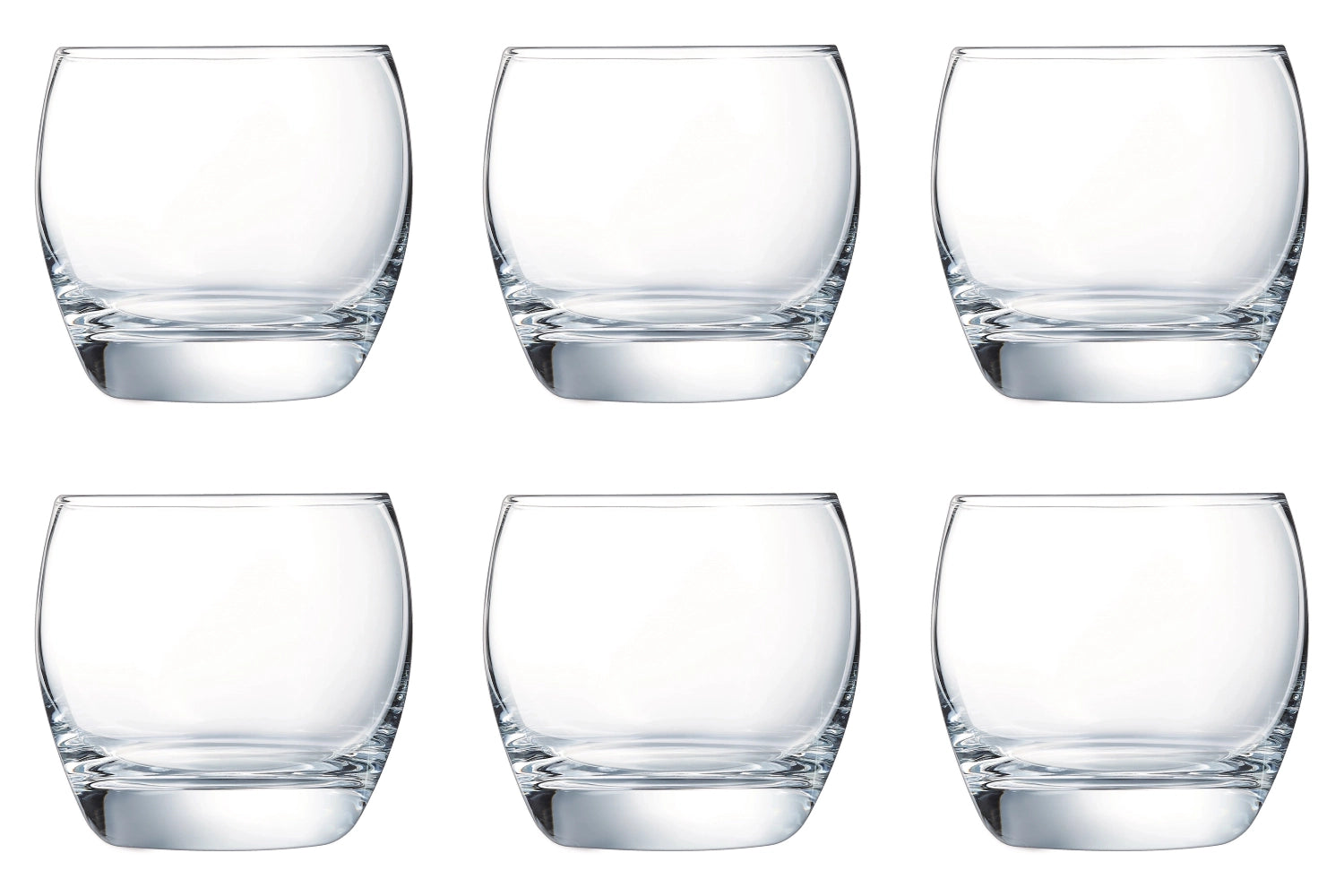 Lot de 6 tasses Salto 0,32lt D8,9cm H8,3cm