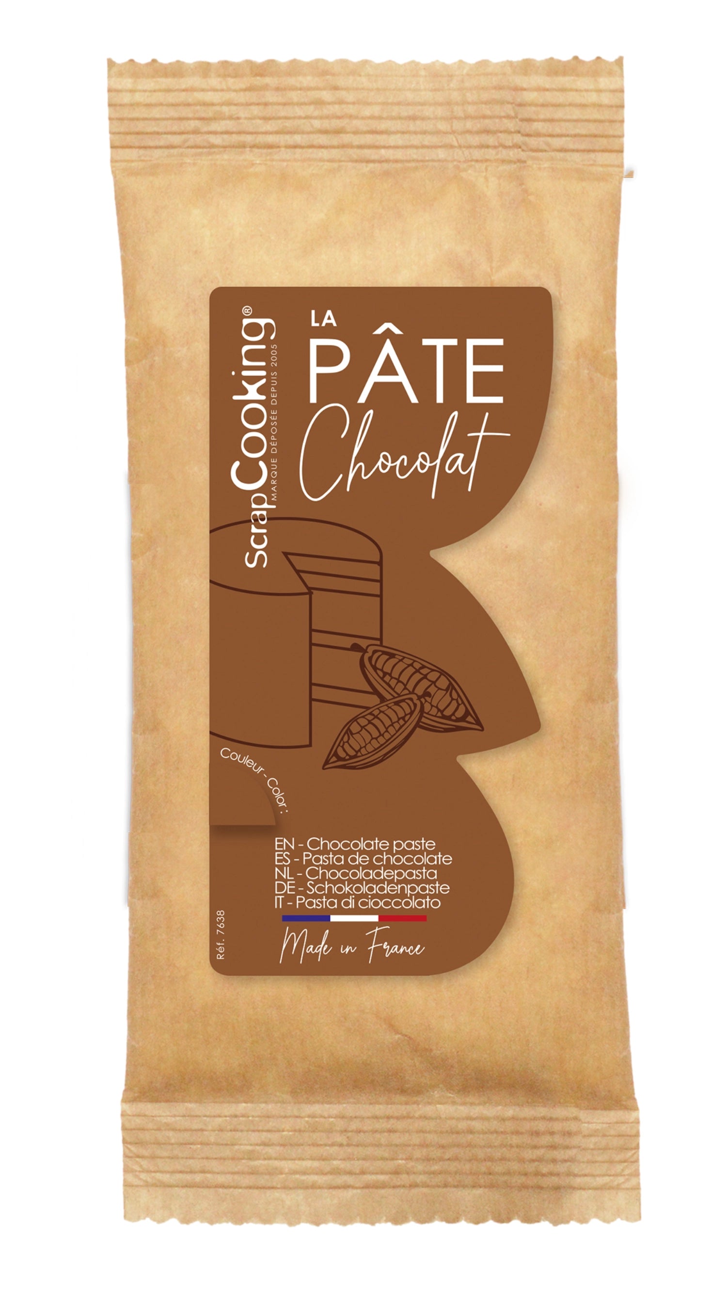 Schokoladen Rollfondant subtile chocolate 250g in Braun präsentiert im Onlineshop von KAQTU Design AG. Lebensmittel ist von Scrap Cooking