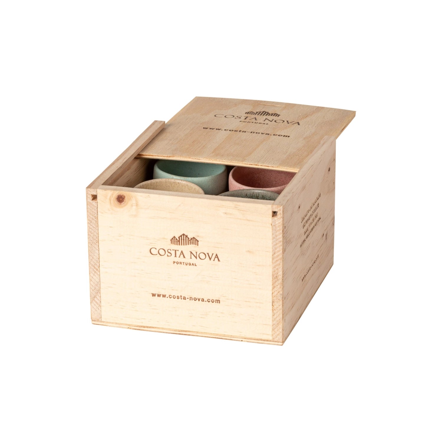 8er Set Arenito Espressotasse 65ml assortiert in Mehrfarbig präsentiert im Onlineshop von KAQTU Design AG. Tasse ist von Costa Nova
