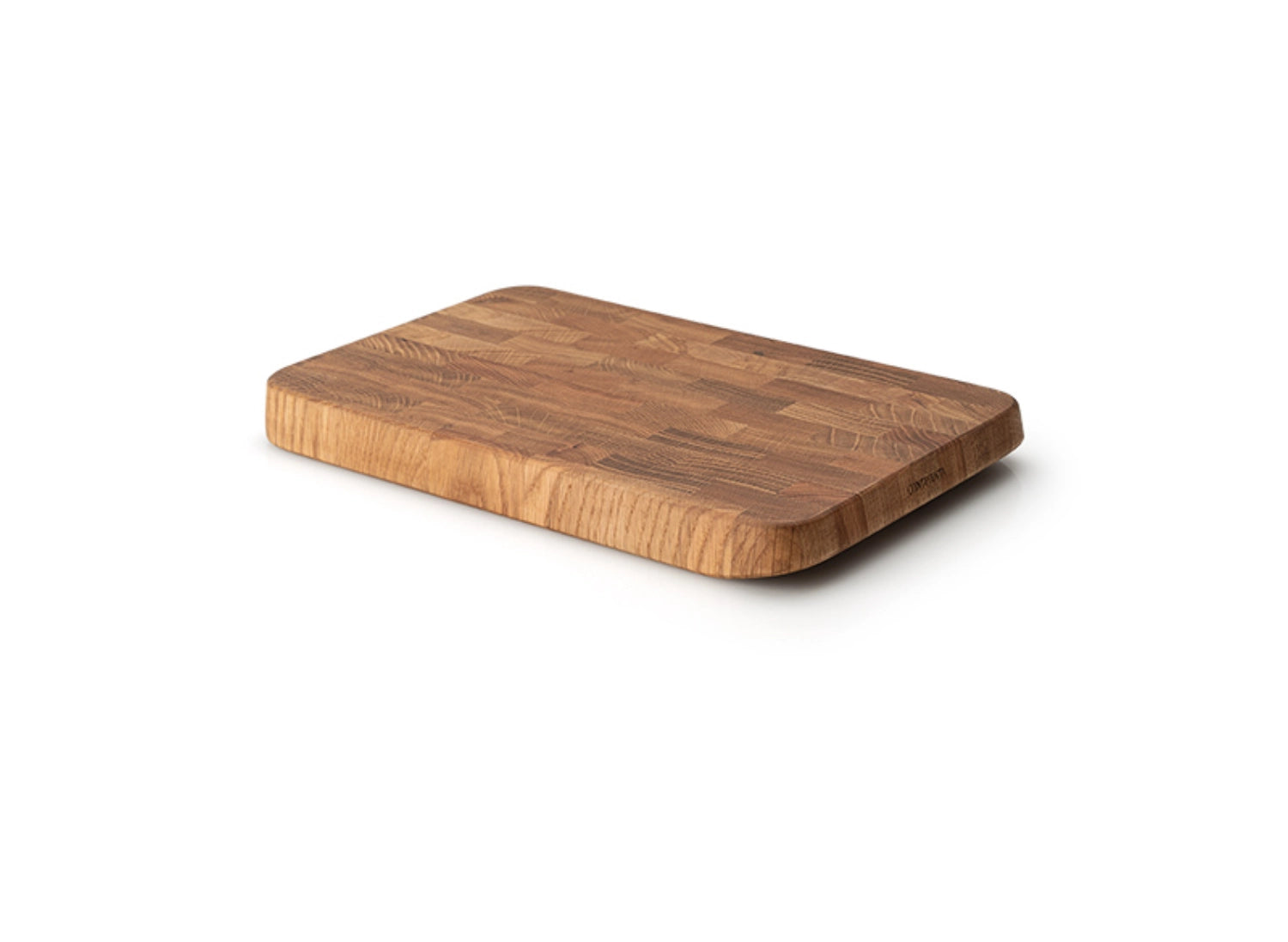 Hackbrett Eiche Stirnholz in Braun präsentiert im Onlineshop von KAQTU Design AG. Schneidbrett ist von Continenta