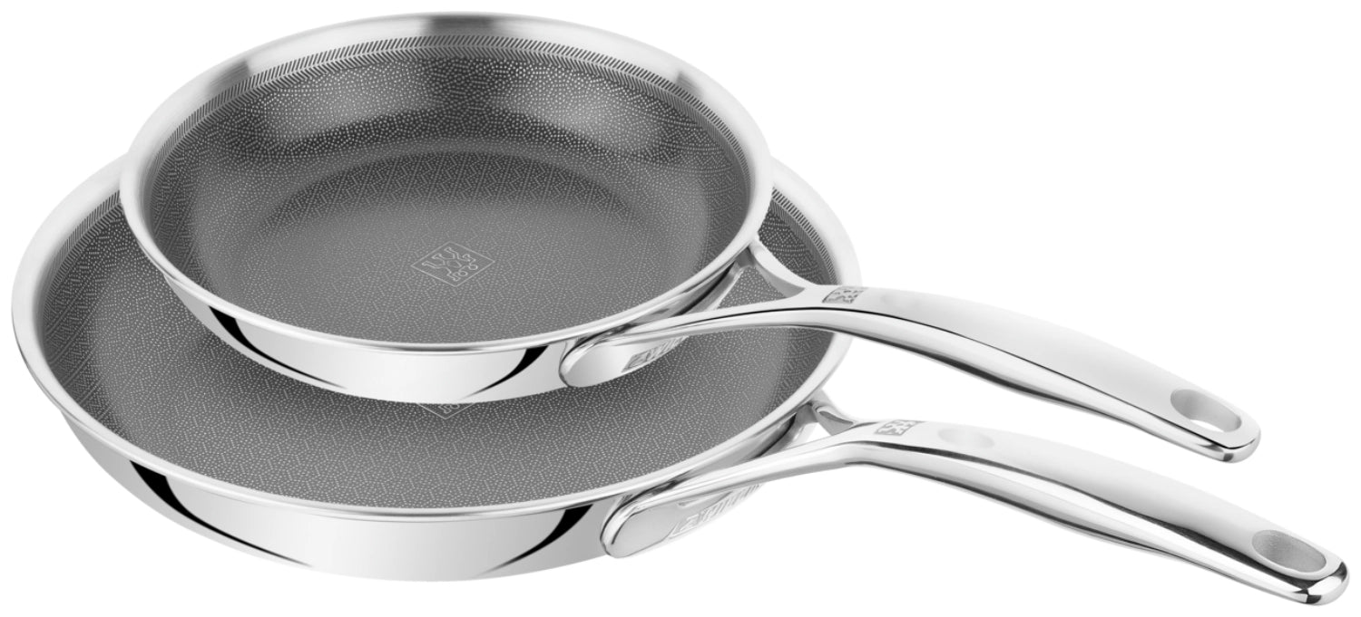 2tlg. Peak Bratpfannenset 20+26cm in Silber präsentiert im Onlineshop von KAQTU Design AG. Bratpfanne ist von Zwilling