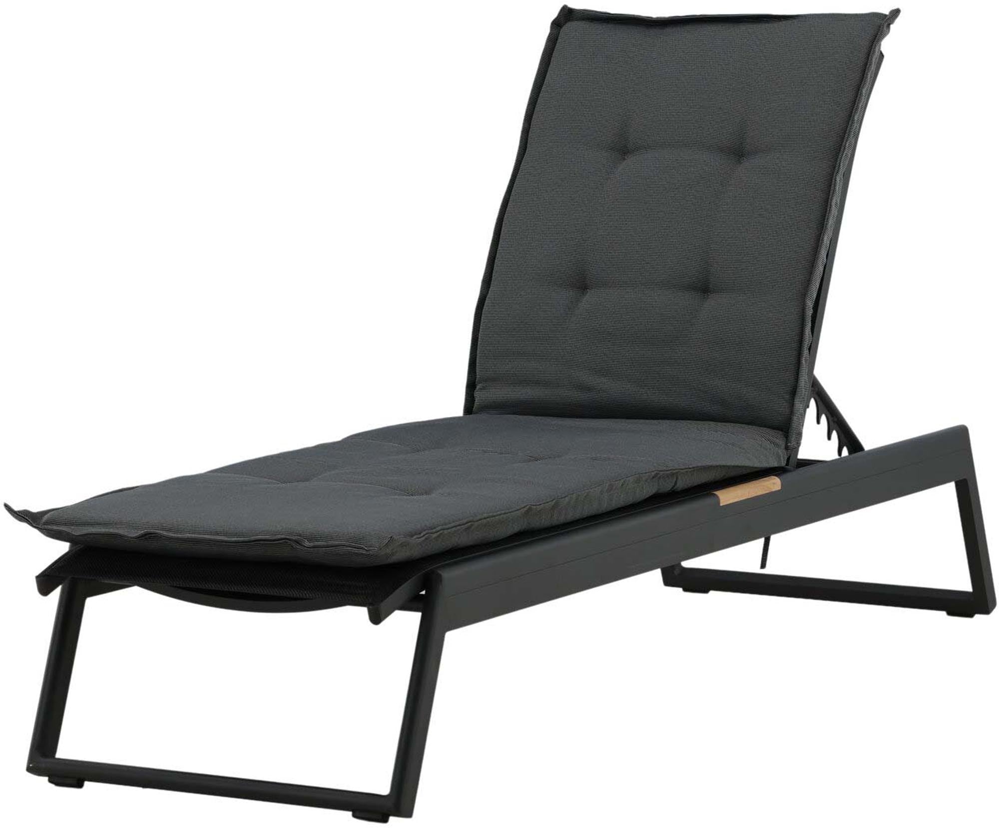 Stylisches und komfortables Kissen für Sonnenliegen von Venture Home – wetterfest, UV-beständig und in attraktiven Farben für Ihren Garten.