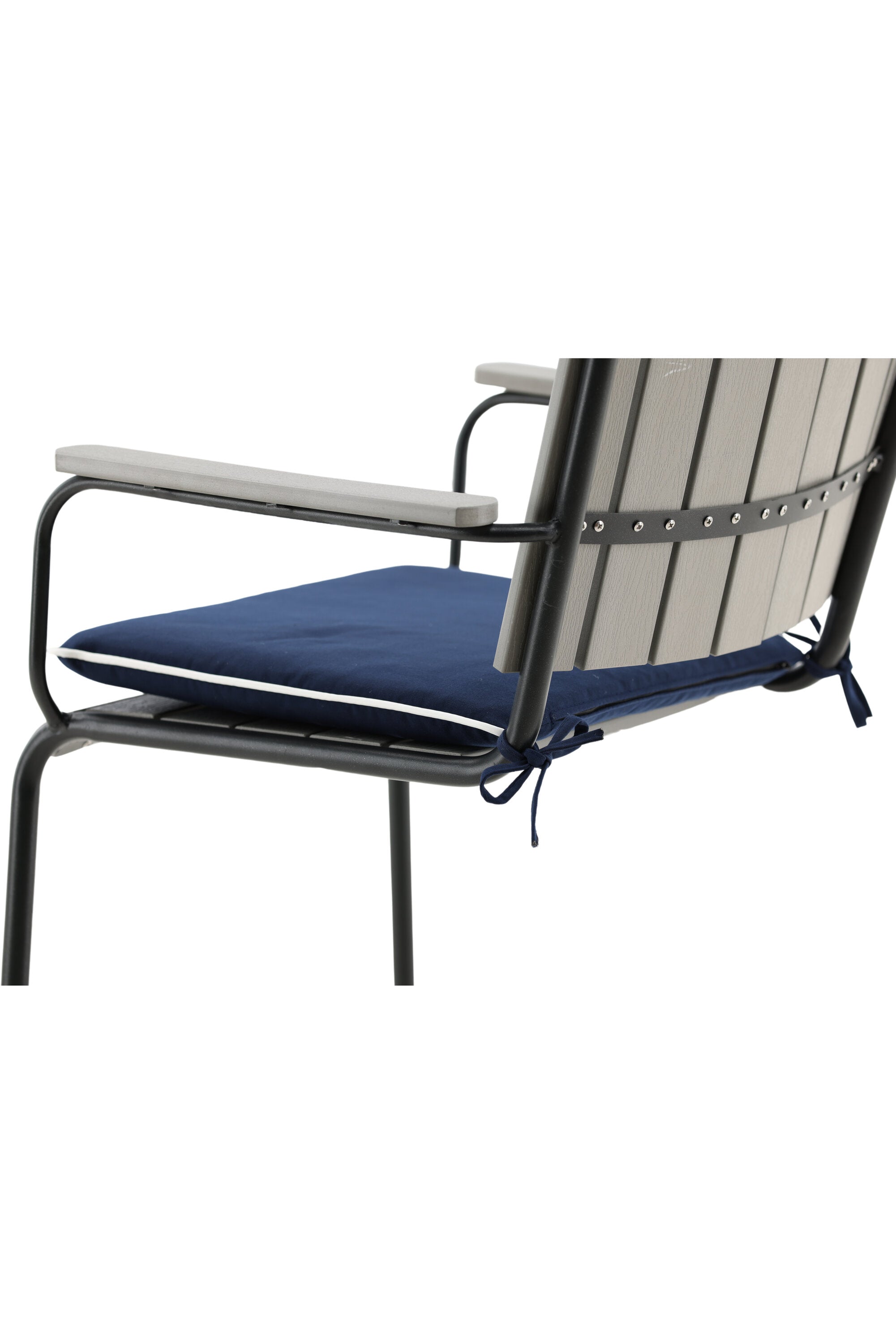 Dyna Holmsund Kissen in Blau präsentiert im Onlineshop von KAQTU Design AG. Sitzkissen ist von Venture Home