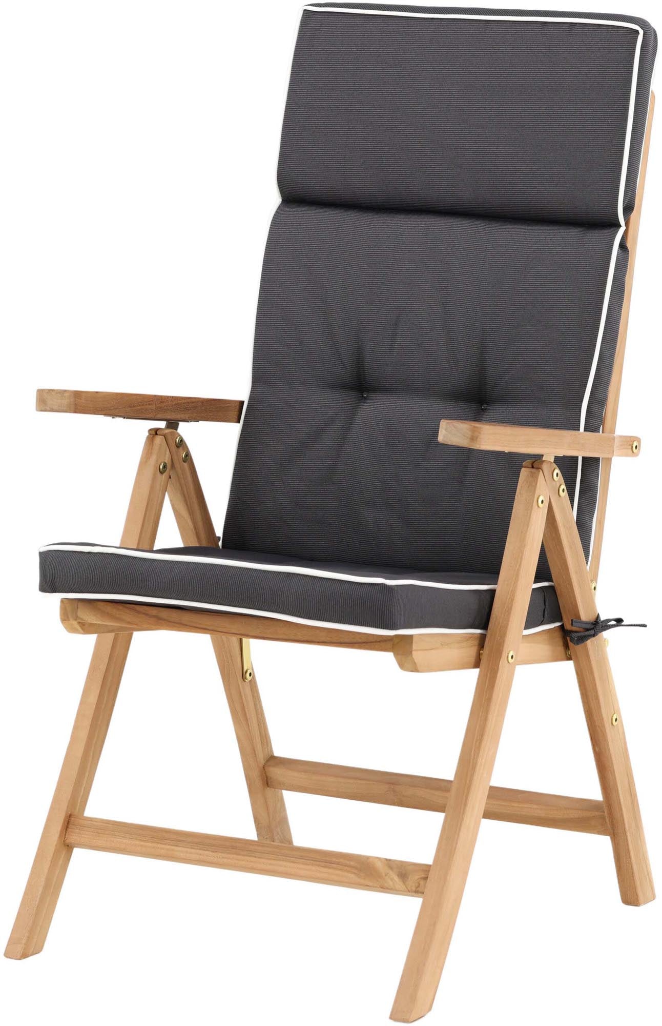 Entdecken Sie das Classic Kissen von Venture Home: Langlebiges Polyester, ergonomische Form und elegante blaue Farbe für maximalen Sitzkomfort und Stil.