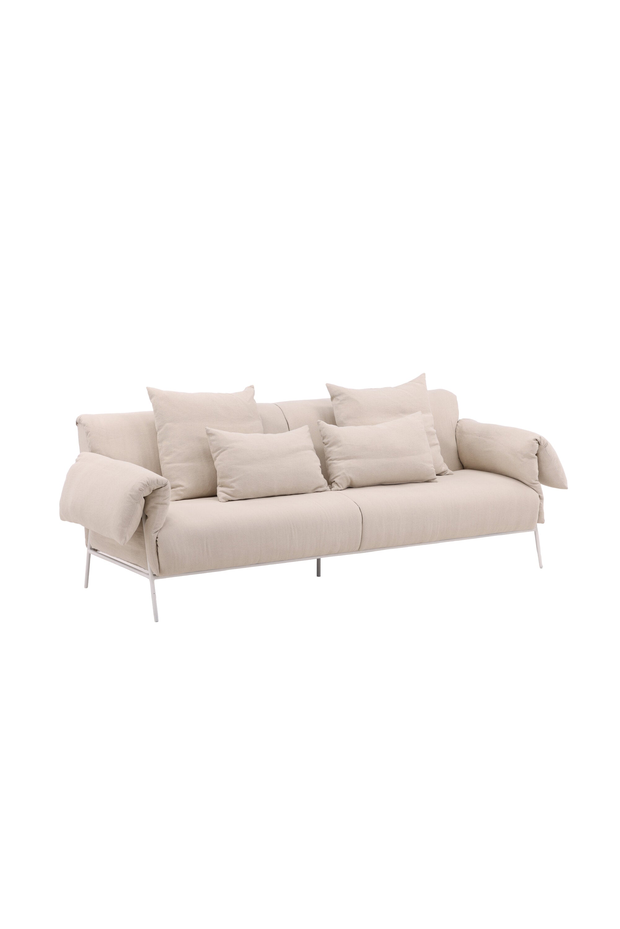 Öckerö Sofa in Beige präsentiert im Onlineshop von KAQTU Design AG. 3er Sofa ist von Vind