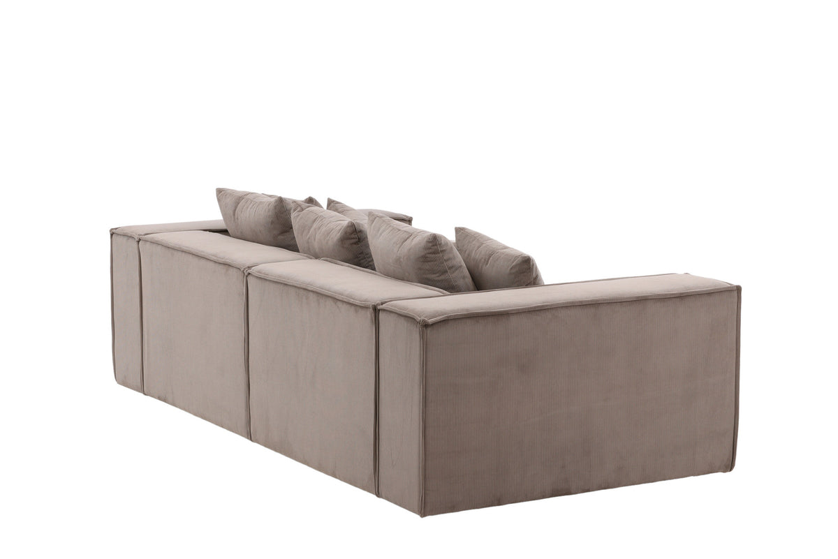 Gillholmen Sofa in Braun präsentiert im Onlineshop von KAQTU Design AG. 3er Sofa ist von Vind