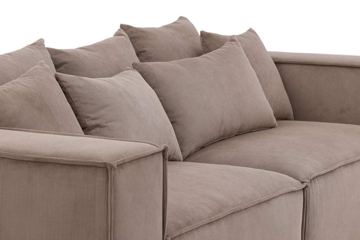 Gillholmen Sofa in Braun präsentiert im Onlineshop von KAQTU Design AG. 3er Sofa ist von Vind