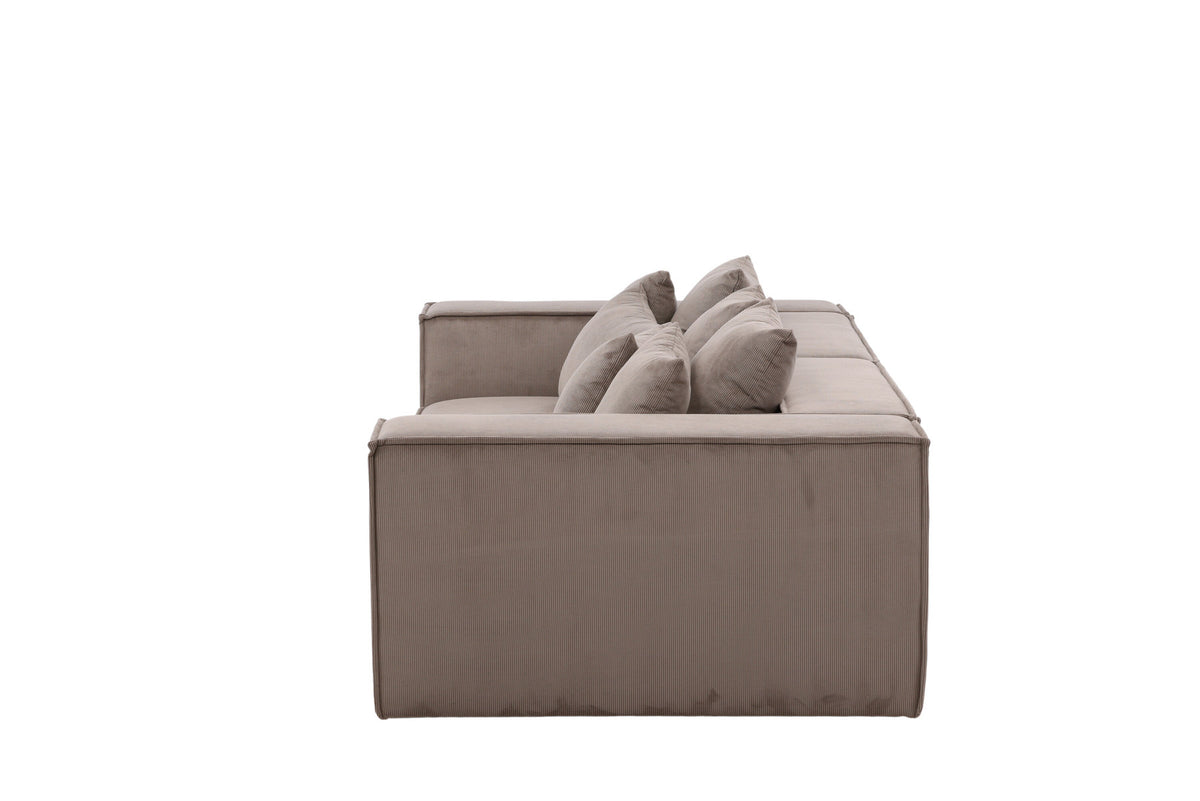 Gillholmen Sofa in Braun präsentiert im Onlineshop von KAQTU Design AG. 3er Sofa ist von Vind