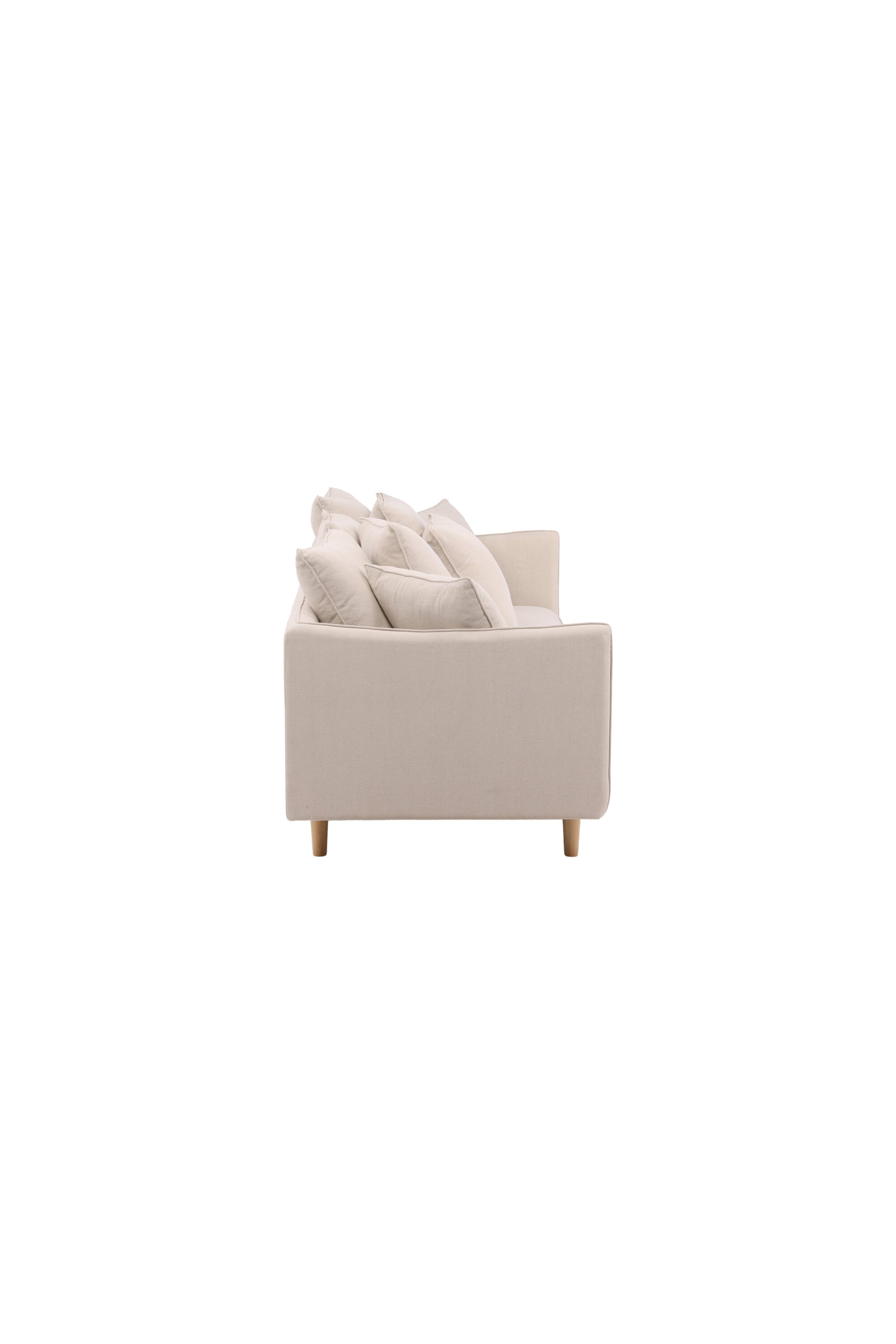 Segelskären Sofa in Beige präsentiert im Onlineshop von KAQTU Design AG. 3er Sofa ist von Vind