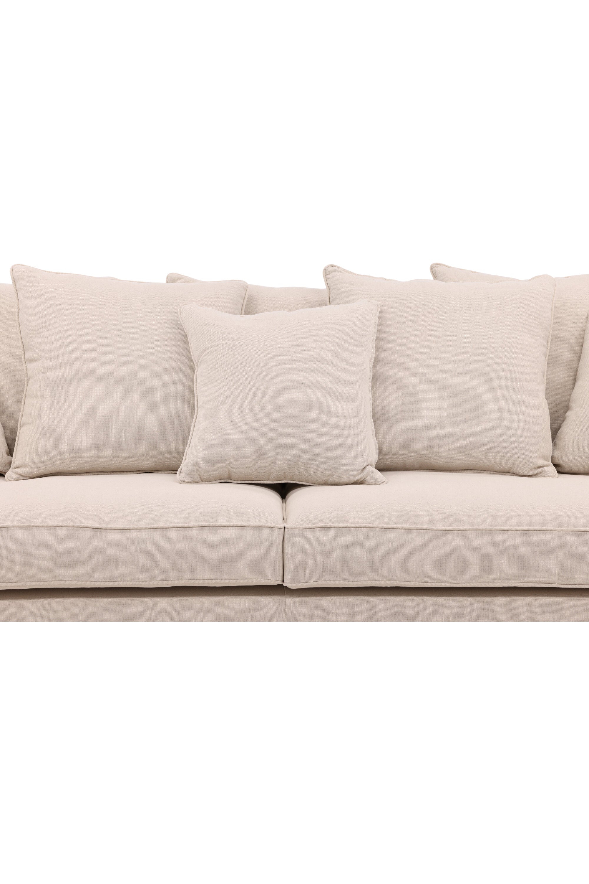 Segelskären Sofa in Beige präsentiert im Onlineshop von KAQTU Design AG. 3er Sofa ist von Vind