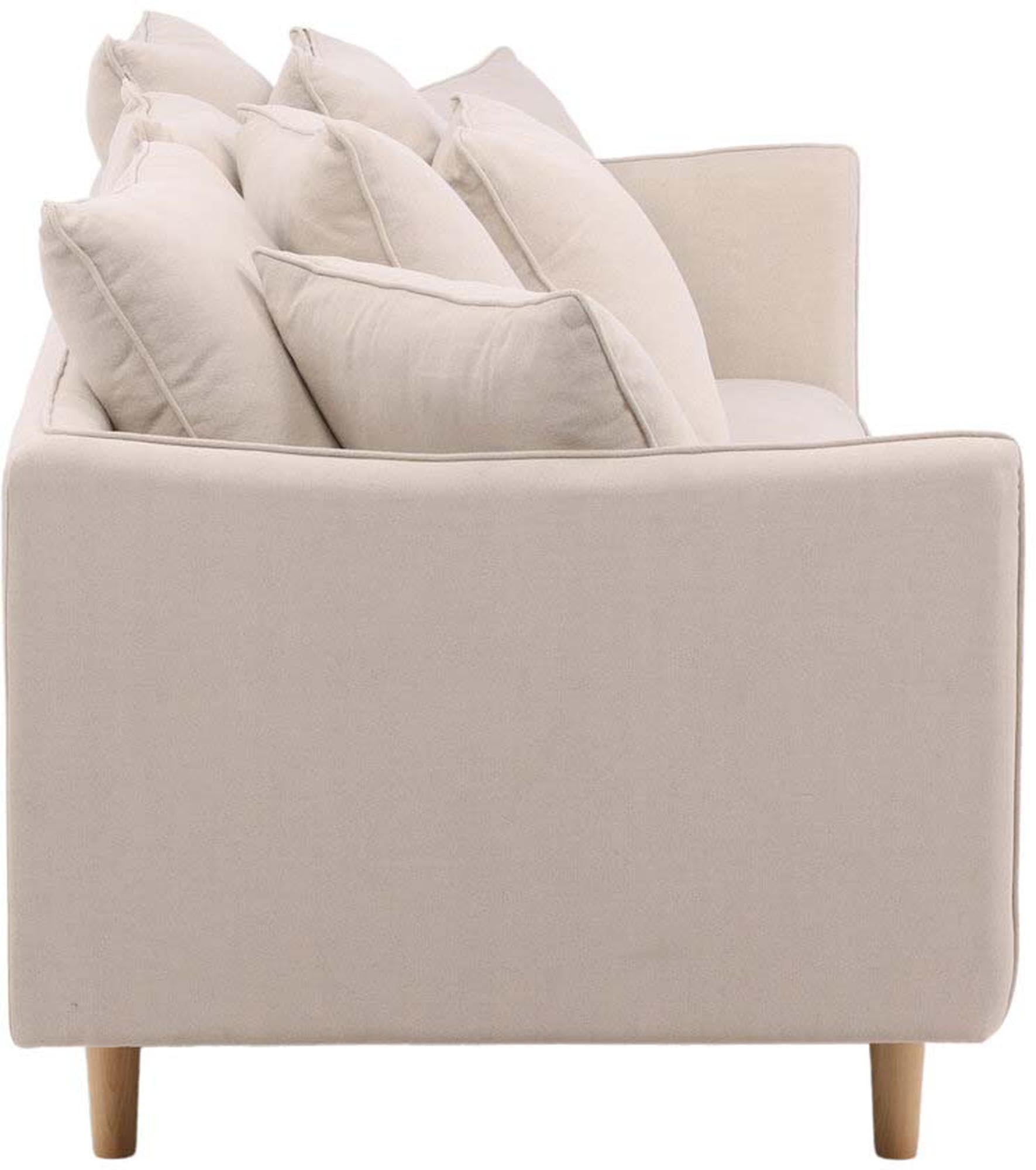 Elegantes Segelskären Sofa von Vind in Creme, vereint nordisches Design mit Komfort. Ideal für stilvolle Wohnzimmer und entspannte Momente.